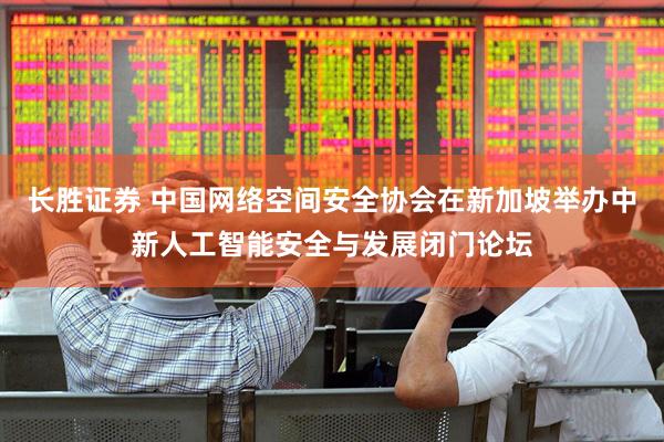 长胜证券 中国网络空间安全协会在新加坡举办中新人工智能安全与发展闭门论坛